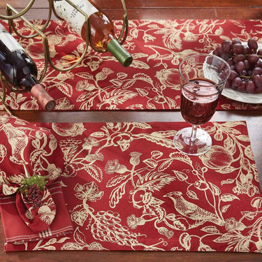 Williamsburg Mason Reserve Placemat Set of 12 Park Designs - The Fox Decor